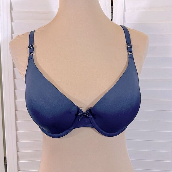 Maidenform Bra 40C Underwire Self Expressions T-Shirt Blue NWOT - Picture 2 of 14
